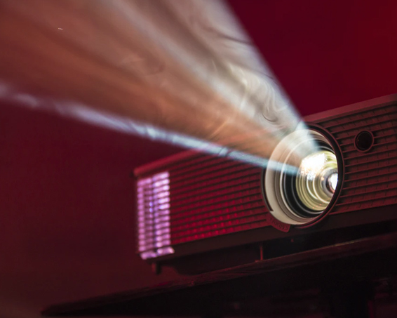 a cinema projector