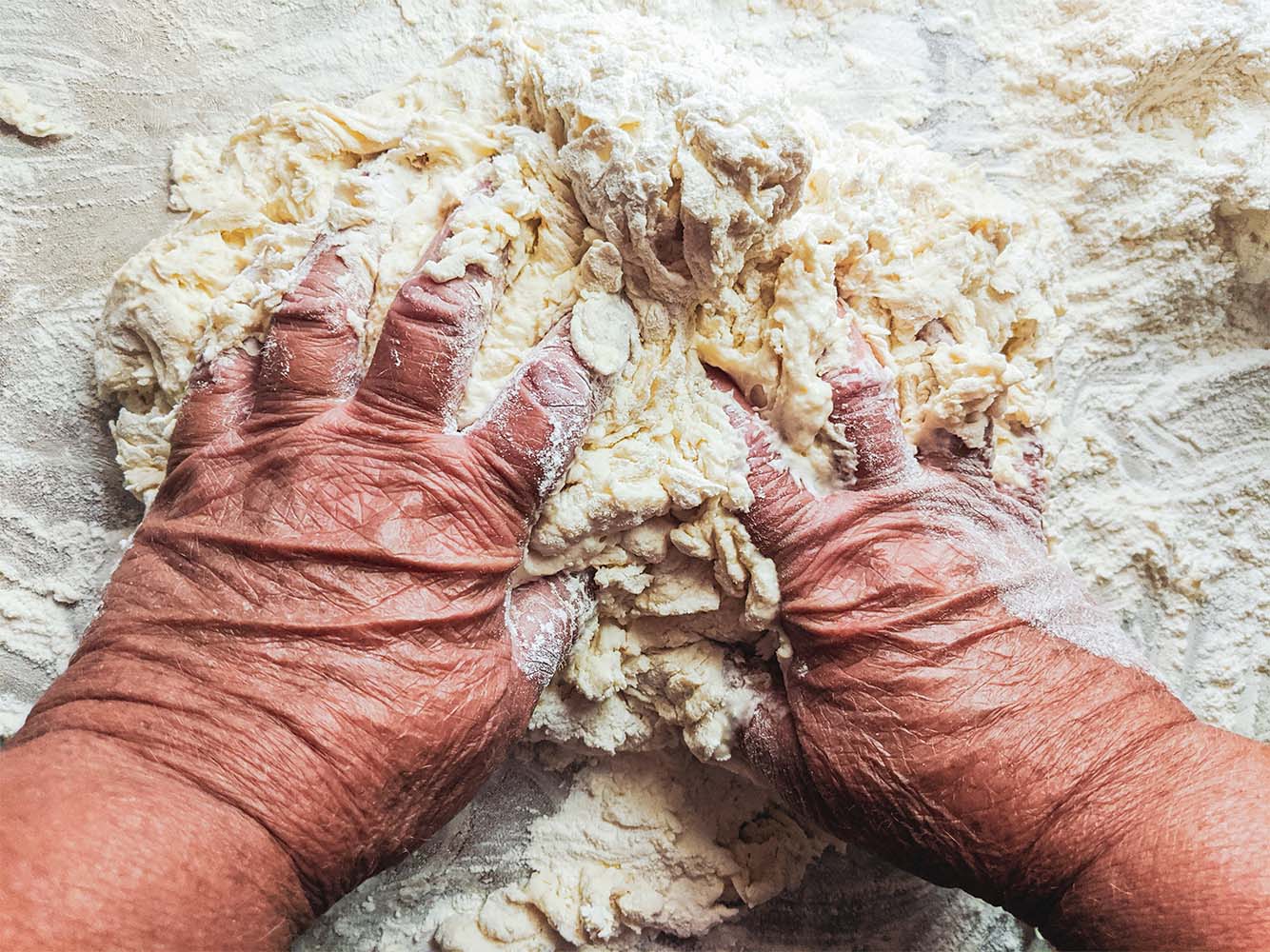 a resident baking